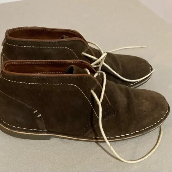 🥾Steve Madden Mens Durvish Chukka Boot Dark Brown Suede Size:9 - Picture 3 of 10
